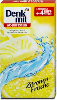 Denkmit WC uložak kamen limun 4 komada