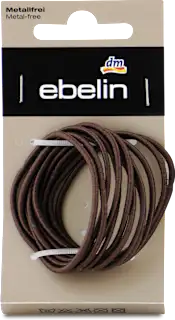 ebelin gumica za kosu braon 12 komada