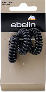 ebelin spiralna gumica za kosu crna