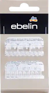 ebelin šnale za kosu providne 4 komada