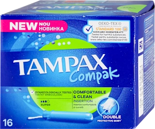 Tampax Compak Super 16 tampona