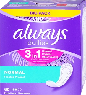 Always Fresh & Protect Normal dnevni ulošci 60 komada
