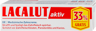 Lacalut Aktiv pasta za zube 100ml (75ml + 33% gratis)