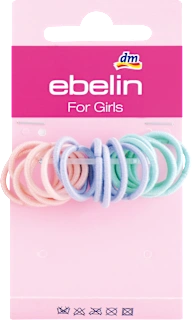 ebelin mini gumice za kosu raznobojne 18 komada