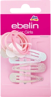 ebelin For Girls dečije šnalice i gumice 8 komada