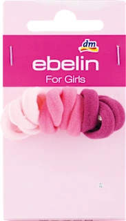ebelin dečije gumice za kosu roze 12 komada