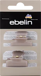 ebelin štipaljke za kosu bež 2 komada