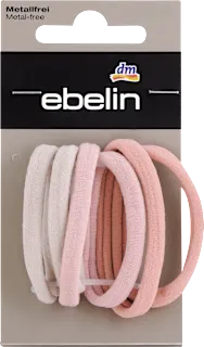 ebelin gumice za kosu roze 6 komada