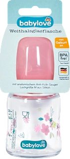 Babylove staklena flašica sa širokim grlom 120ml