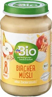dmBio bebi kašica Bircher musli 8m+ 190g