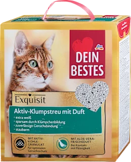 Dein Bestes pesak za mačke sa aktivnim ugljem i aloe verom 6l