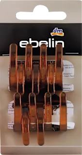 ebelin štipaljke za kosu braon 2 komada