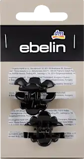 ebelin male šnale-štipaljke crne 2 komada