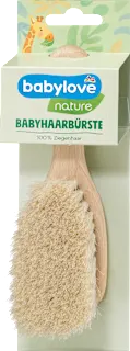 Babylove Nature drvena četka za kosu za bebe