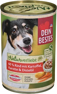 Dein Bestes Naturverliebt vlažna hrana za pse govedina, krompir i šargarepa 400g
