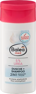 Balea Med 2u1 gel za tuširanje i šampon 5% urea 50ml
