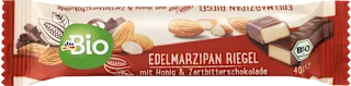 dmBio štanglica tamna čokolada i marcipan 40g