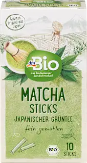 dmBio matcha japanski zeleni čaj 10 kesica