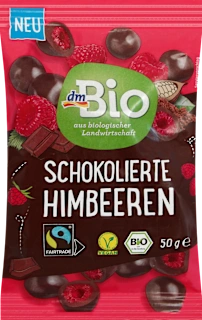 dmBio liofilizovane maline u čokoladi 50g