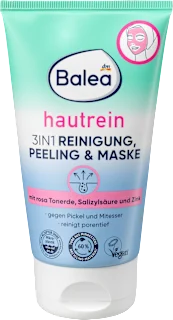 Balea Hautrein 3u1 piling maska za lice sa roze glinom 150ml