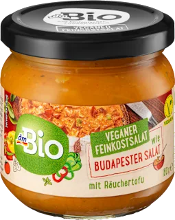 dmBio veganska budimpeštanska salata sa dimljenim tofuom 180g