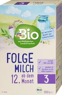 dmBio zamensko mleko 3 od 12 meseci 500g