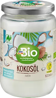 dmBio nativ kokosovo ulje 620ml