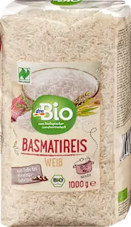 dmBio beli basmati pirinač 1kg