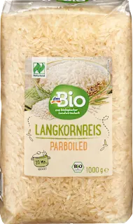 dmBio pirinač dugo zrno pretkuvani 1kg