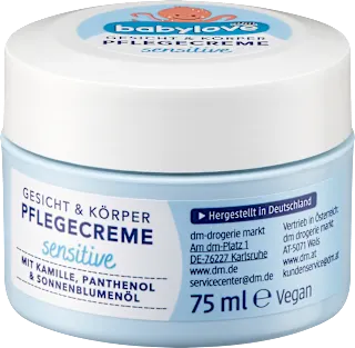 Babylove Sensitive krema za lice i telo 75ml