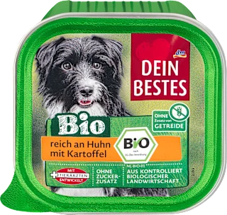 Dein Bestes Bio hrana za pse piletina i krompir 150g