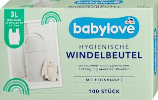 Babylove kesice za odlaganje pelena 100 komada