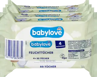 Babylove vlažne maramice aloe vera i kamilica 320 komada