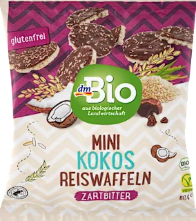 dmBio mini pirinčane galete sa kokosom i čokoladom 60g