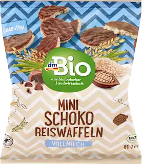 dmBio mini pirinčane galete sa čokoladom 60g