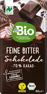 dmBio crna čokolada 70% kakao 100g