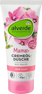 Alverde Mama kremasti gel za tuširanje slez 200ml