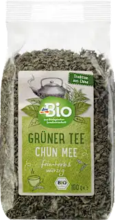 dmBio zeleni čaj Chun Mee 100g