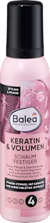 Balea Professional Keratin & Volumen pena za kosu jačina 4 150ml