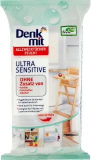 Denkmit Ultra Sensitive univerzalne vlažne maramice za čišćenje 50 komada