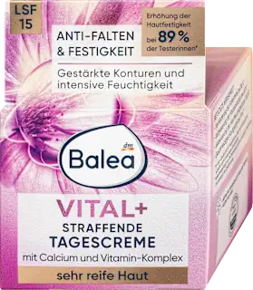Balea Vital+ dnevna krema za lice SPF15 50ml