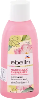 ebelin odstranjivač laka za nokte ruža bez acetona 200ml