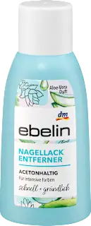 ebelin odstranjivač laka za nokte sa acetonom aloe vera 125ml