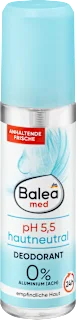 Balea Med dezodorans sprej pH 5,5 75ml