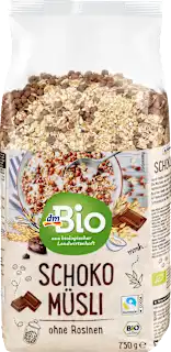 dmBio čokoladni musli 750g