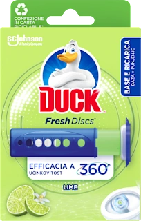 Duck Fresh Discs osveživač WC šolje lime