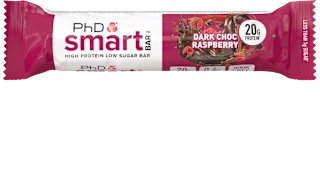 PhD Smart Bar dark choco raspberry 64g