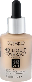 HD Liquid Coverage tečni puder – 010 Light Beige, 1 kom