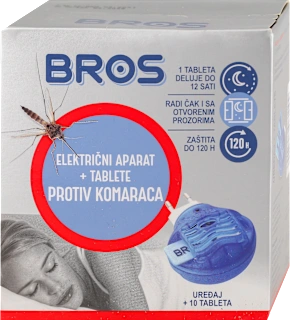 Bros električni aparat i tablete protiv komaraca