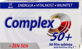 Complex 50+ŽEN-ŠEN tablete, 56 kom